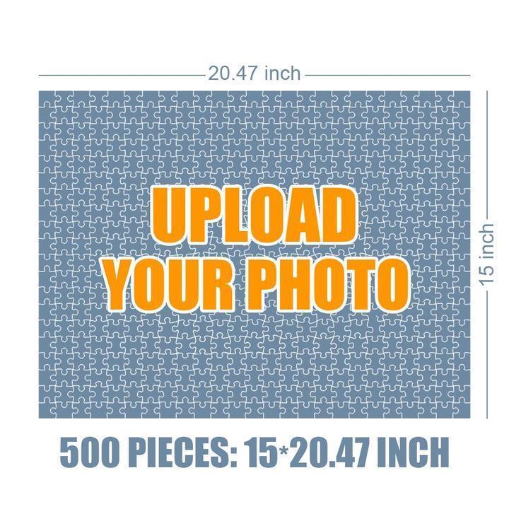Personalized Photo Jigsaw Puzzle Lovely Pet - Custom 35/150/300/500 Pieces Puzzle
